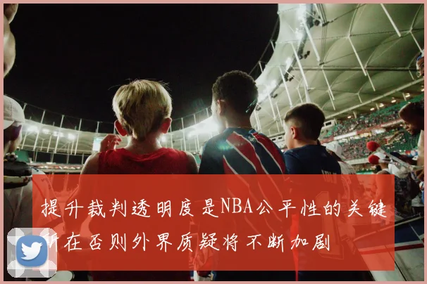 提升裁判透明度是NBA公平性的关键所在否则外界质疑将不断加剧