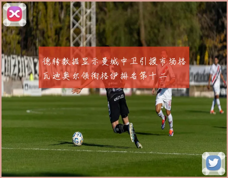 德转数据显示曼城中卫引援市场格瓦迪奥尔领衔格伊排名第十二